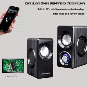 Black Portable Bluetooth Speakers